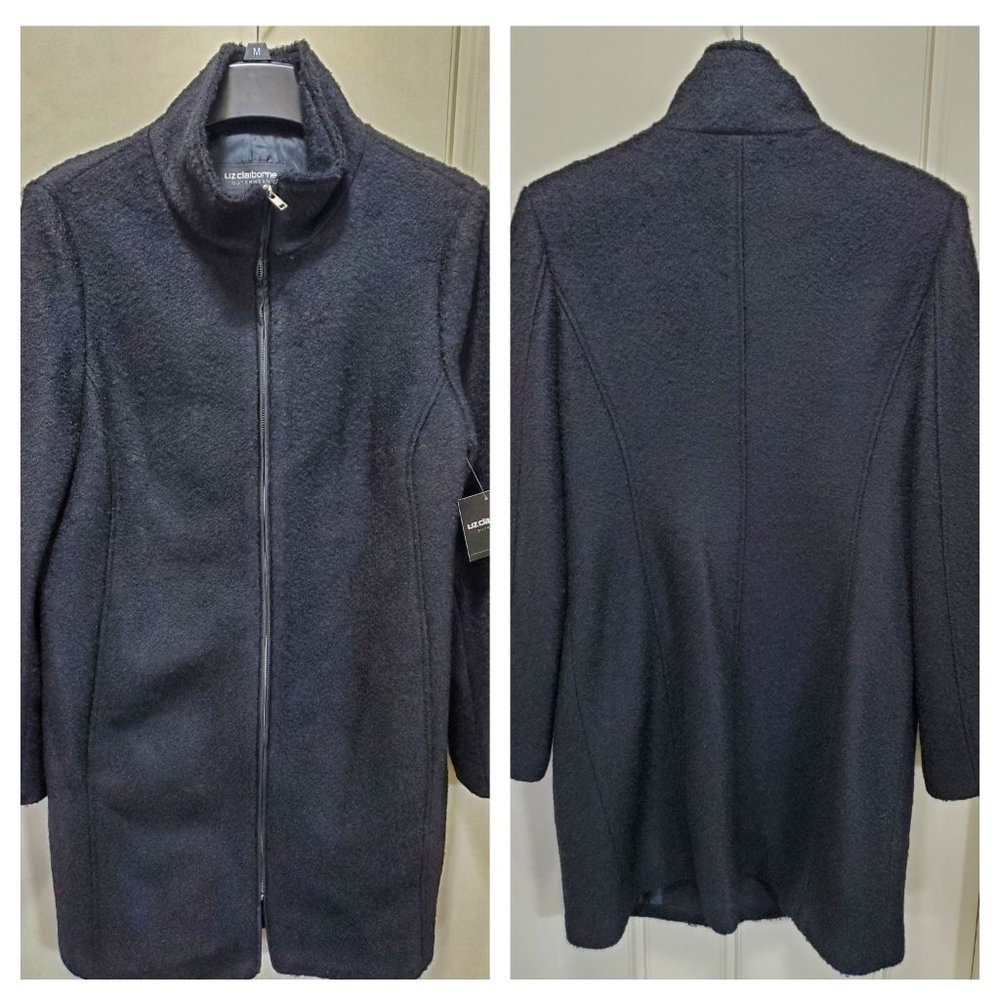 NWT Liz Claiborne Black Coat / Jacket